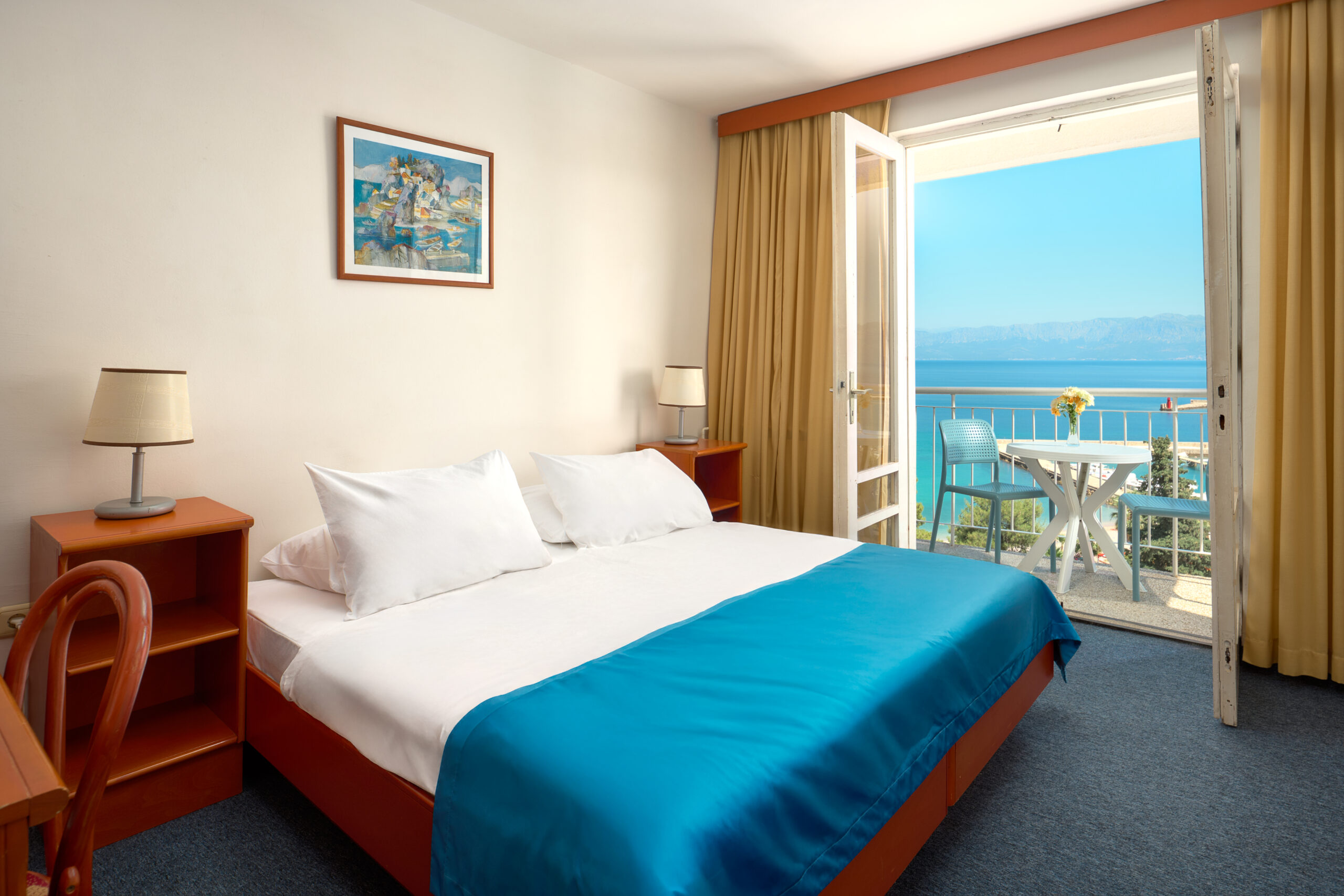 Comfort double balcony sea view