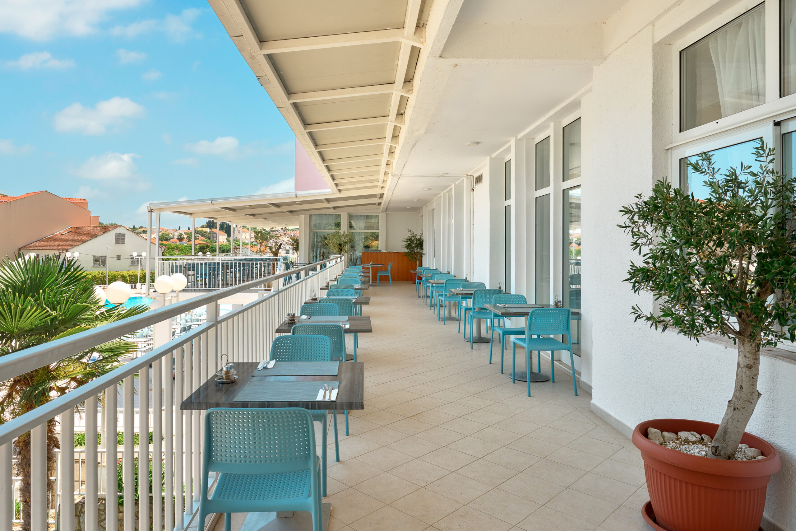 Restaurant terrace